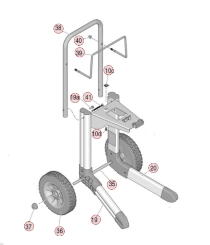 Frame or Cart for GRACO X7 AND LTS 17 (Used)