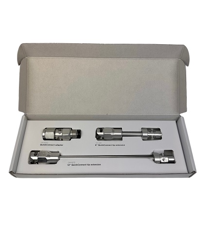 Bedford 33-4252 is Q-tech 04-6020 Quick Connect Kit-Adapter 6"&12" Tip Extension aftermarket replacement