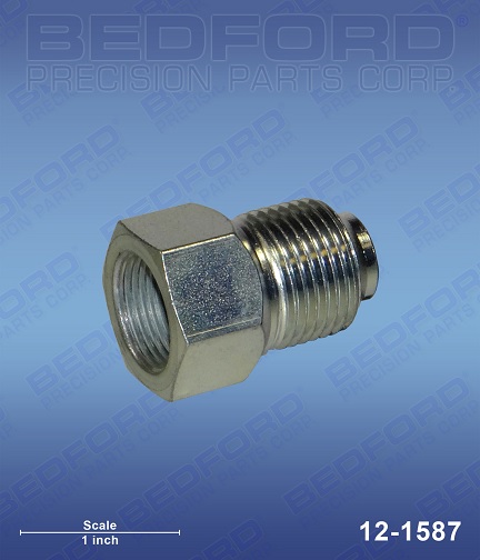 Bedford 12-1587 is Graco 181084 Gun to RAC Tip Adapter aftermarket replacement