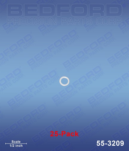 Bedford 55-3209 25-Pack Teflon O-Rings is Graco 25M248 aftermarket replacement
