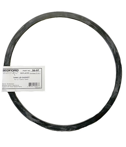 Bedford 56-97 is DeVilbiss PT-33-1 Stratoprene Tank Lid Gasket aftermarket replacement