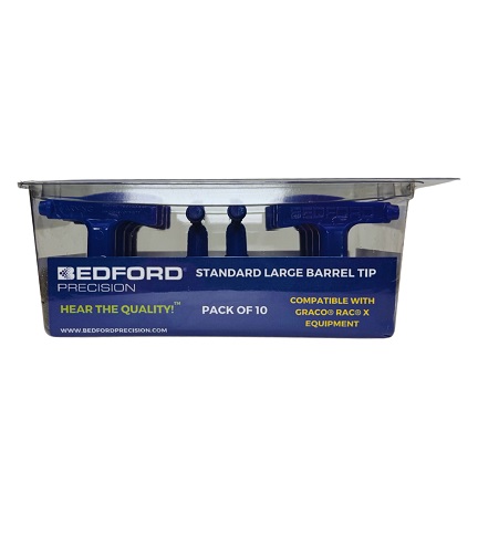 Bedford 33-10117-10 is Graco LTX117 Std. Contractor Tip 117 Lg Barrel  10Pk aftermarket replacement