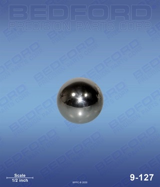 Bedford 9-127 is Graco 100279 Ball aftermarket replacement
