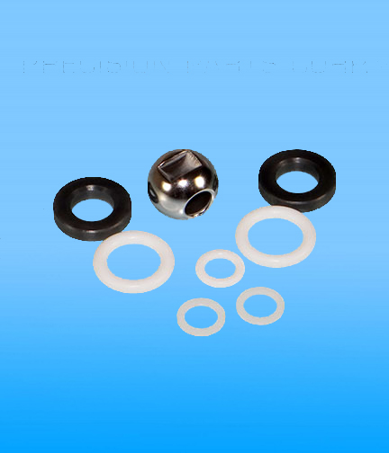 Bedford 20-1260 is Graco 217560 Teflon Packed Ball Valve Kit aftermarket replacement