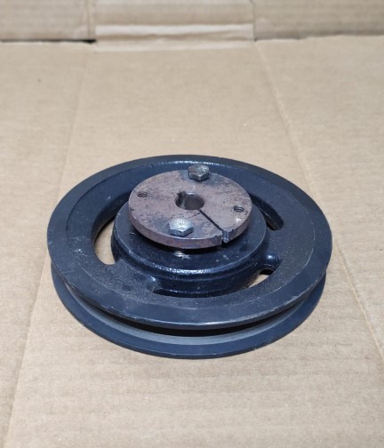 WRIGHT STANDER 71460068 PULLEY, A 5.25in SINGLE GROOVE H BORE (USED)